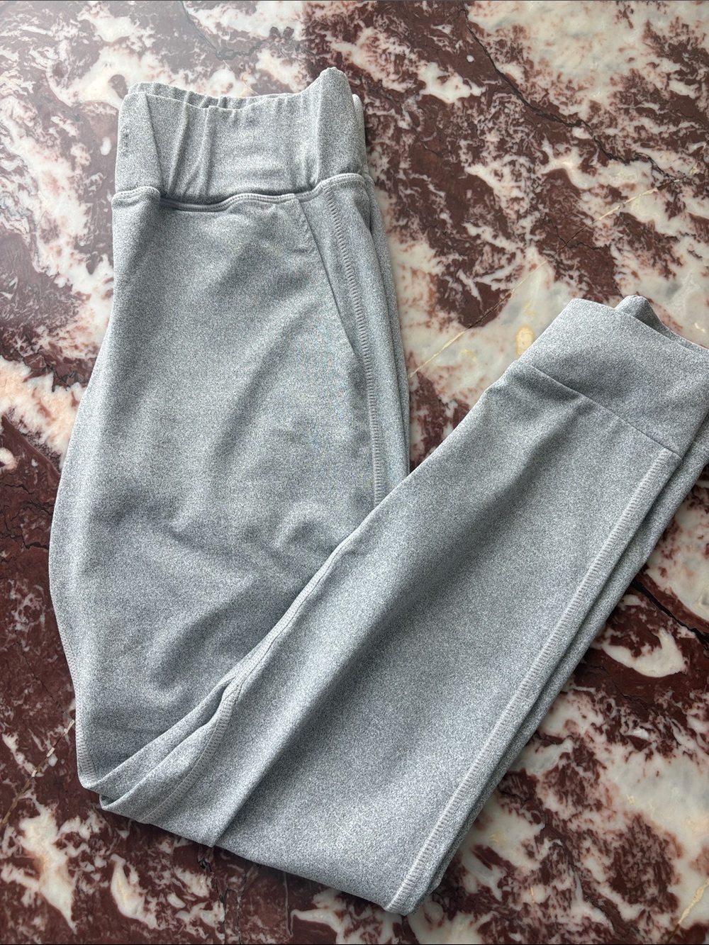 Women’s High-Waist Gray Active Leggings